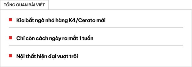 Kia chính thức nhá hàng K4, ra mắt ngay tuần sau - Ảnh 1.