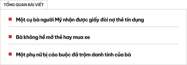 Bỗng nhận được giấy đòi nợ mua xe ô tô bằng thẻ tín dụng, cụ bà hoảng hốt không biết mình tậu Audi Q7 lúc nào - Ảnh 1. Bỗng nhận được giấy đòi nợ mua xe ô tô bằng thẻ tín dụng, cụ bà hoảng hốt không biết mình tậu Audi Q7 lúc nào - Ảnh 1.