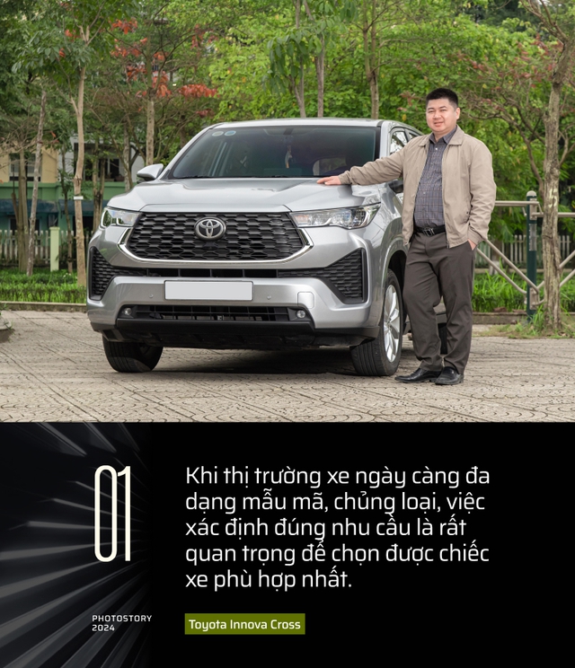 Lần đầu mua xe chọn Innova Cross, chủ xe chia sẻ: ‘Hợp đi đông, chở 8 người vượt đèo vẫn ổn’ - Ảnh 1.