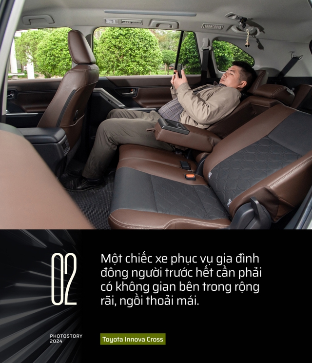 Lần đầu mua xe chọn Innova Cross, chủ xe chia sẻ: ‘Hợp đi đông, chở 8 người vượt đèo vẫn ổn’ - Ảnh 2. Lần đầu mua xe chọn Innova Cross, chủ xe chia sẻ: ‘Hợp đi đông, chở 8 người vượt đèo vẫn ổn’ - Ảnh 2.