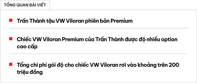 Trấn Thành sắm VW Viloran bản base nhưng có trang bị khủng hơn bản full: Ghế thương gia xoay 360 độ, sàn gỗ, trần sao kiểu Rolls-Royce - Ảnh 1. Trấn Thành sắm VW Viloran bản base nhưng có trang bị khủng hơn bản full: Ghế thương gia xoay 360 độ, sàn gỗ, trần sao kiểu Rolls-Royce - Ảnh 1.