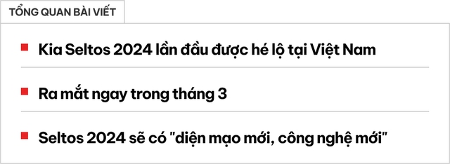 Kia Seltos 2024 lần đầu tung video chính thức, khoe thiết kế, công nghệ mới để đua tranh cùng Xforce - Ảnh 1. Kia Seltos 2024 lần đầu tung video chính thức, khoe thiết kế, công nghệ mới để đua tranh cùng Xforce - Ảnh 1.