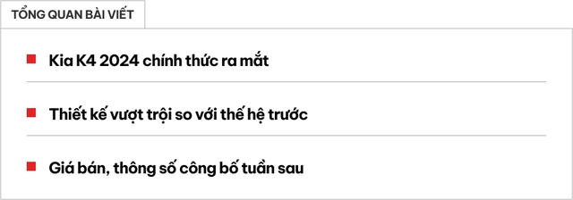 Kia K4 chào sân: Lấy thiết kế làm ưu điểm - Ảnh 1. Kia K4 chào sân: Lấy thiết kế làm ưu điểm - Ảnh 1.