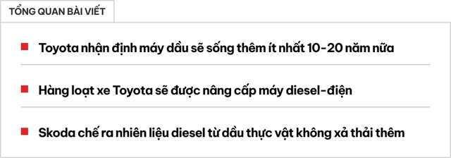 Toyota còn 'bào' động cơ dầu thêm chục năm nữa nhưng sẽ hết hợp động cơ điện để vừa mạnh vừa tiết kiệm mà ‘xanh’ hơn - Ảnh 1. Toyota còn 'bào' động cơ dầu thêm chục năm nữa nhưng sẽ hết hợp động cơ điện để vừa mạnh vừa tiết kiệm mà ‘xanh’ hơn - Ảnh 1.