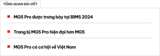 Khách Việt sẽ dễ thích bản MG5 này: Giá quy đổi từ hơn 380 triệu, hầm hố như xe thể thao, thêm công nghệ an toàn - Ảnh 1.