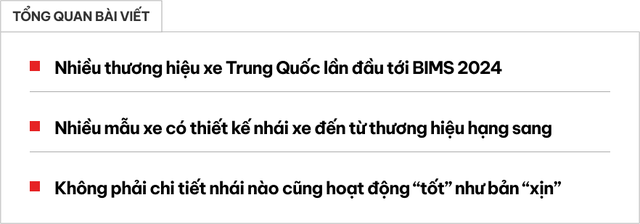 Tới BIMS 2024 thấy rõ xe Trung Quốc nhái thế nào: Đề nổ như Mercedes, tay nắm cửa Lamborghini, cửa Tesla và nhiều thứ không thể ngờ tới - Ảnh 1.