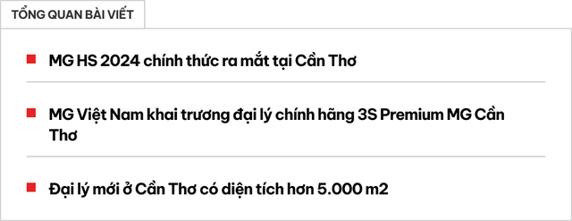 MG HS 2024 tiếp tục tour ra mắt Việt Nam, nỗ lực lấy thêm thị phần từ Mazda CX-5 - Ảnh 1. MG HS 2024 tiếp tục tour ra mắt Việt Nam, nỗ lực lấy thêm thị phần từ Mazda CX-5 - Ảnh 1.