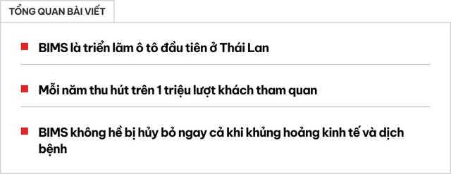 Bangkok Motor Show sắp diễn ra và đây là những điều cần biết: Đông khách gấp hơn 4 lần VMS, không hủy ngay cả những năm khủng hoảng nhất - Ảnh 1. Bangkok Motor Show sắp diễn ra và đây là những điều cần biết: Đông khách gấp hơn 4 lần VMS, không hủy ngay cả những năm khủng hoảng nhất - Ảnh 1.