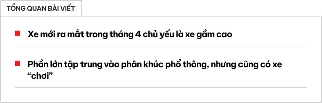 Loạt ô tô rục rịch ra mắt tháng 4: Phần lớn là xe gầm cao nhập khẩu, có mẫu giá dự kiến dưới 700 triệu - Ảnh 1.