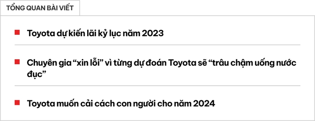 Bất chấp dự đoán sẽ trở thành 'Nokia của làng xe', Toyota sắp báo lãi kỷ lục, các chuyên gia: 'Chúng tôi nợ một lời xin lỗi' - Ảnh 1. Bất chấp dự đoán sẽ trở thành 'Nokia của làng xe', Toyota sắp báo lãi kỷ lục, các chuyên gia: 'Chúng tôi nợ một lời xin lỗi' - Ảnh 1.