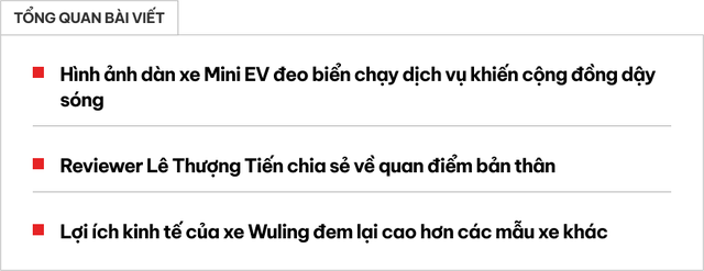 Reviewer nổi tiếng: 'Chạy dịch vụ, Wuling Mini EV kiếm tiền tốt hơn là một chiếc Toyota' - Ảnh 1. Reviewer nổi tiếng: 'Chạy dịch vụ, Wuling Mini EV kiếm tiền tốt hơn là một chiếc Toyota' - Ảnh 1.