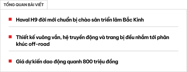 Haval H9 mới góp mặt tại Bắc Kinh - Ảnh 1.