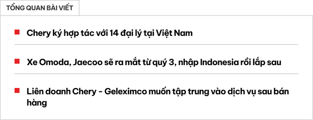 14 đại gia ngành xe Việt Nam ký mở đại lý Omoda, Jaecoo: Bán xe từ quý III, có showroom cùng nhà với Jeep, chấp nhận không lãi năm đầu- Ảnh 1.