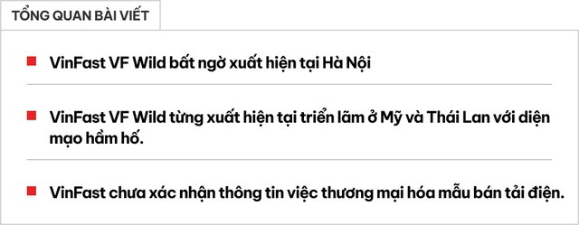 Bán tải điện VinFast VF Wild về Việt Nam, dân tình xôn xao, mong có giá dưới 1 tỷ để chốt cọc - Ảnh 1. Bán tải điện VinFast VF Wild về Việt Nam, dân tình xôn xao, mong có giá dưới 1 tỷ để chốt cọc - Ảnh 1.
