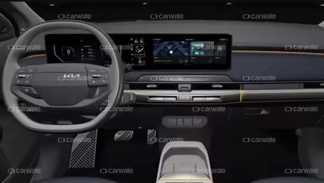 Kia EV3 - Xe điện song sinh với Seltos lộ nội, ngoại thất trước ra mắt: Thiết kế hiện đại, nội thất gọn với ít nút bấm- Ảnh 4. Kia EV3 - Xe điện song sinh với Seltos lộ nội, ngoại thất trước ra mắt: Thiết kế hiện đại, nội thất gọn với ít nút bấm- Ảnh 4.
