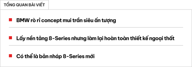 BMW lỡ ‘đăng nhầm’ video làm lộ xe mới sắp ra mắt: Giống bản nháp của 8-Series, Bimmer dễ thích vì không có lưới tản nhiệt gây tranh cãi- Ảnh 1.