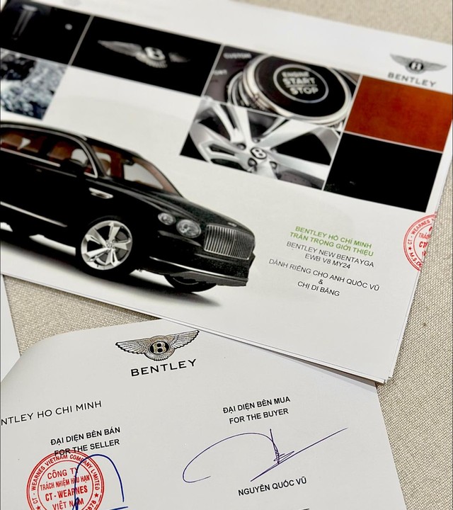 Mua cho vợ bầu chiếc Bentley Bentayga, chồng Đoàn Di Băng chia sẻ: ‘Giai đoạn này vợ cần êm ái’- Ảnh 2.