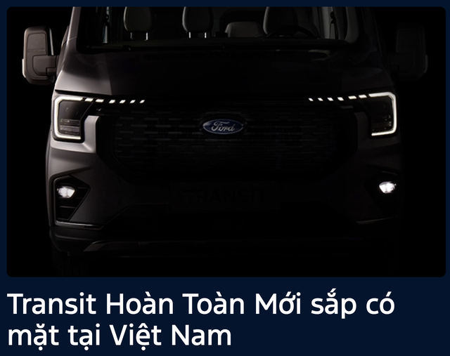 Xe van lại 'hot' tại Việt Nam: Ford Transit 2024 nhá ảnh chính thức, Mercedes Vito giảm giá kỷ lục- Ảnh 2.