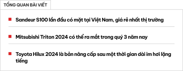 Nhiều bán tải mới ra mắt Việt Nam năm nay đấu Ranger: Triton 2024 lột xác, có mẫu lần đầu xuất hiện, giá dưới 500 triệu đồng- Ảnh 1. Nhiều bán tải mới ra mắt Việt Nam năm nay đấu Ranger: Triton 2024 lột xác, có mẫu lần đầu xuất hiện, giá dưới 500 triệu đồng- Ảnh 1.