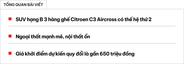 SUV ngang cỡ Xforce này có tới 7 chỗ ngồi, giá dự kiến quy đổi dưới 650 triệu đồng, chạy 300km/sạc- Ảnh 1.