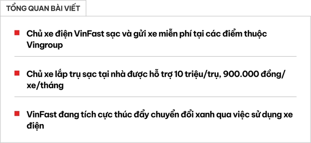 Chủ xe điện VinFast được gửi miễn phí, sạc miễn phí tại nhiều điểm, lắp trụ sạc tại nhà được tặng thêm hơn 31 triệu đồng- Ảnh 1. Chủ xe điện VinFast được gửi miễn phí, sạc miễn phí tại nhiều điểm, lắp trụ sạc tại nhà được tặng thêm hơn 31 triệu đồng- Ảnh 1.