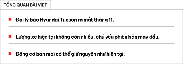 Đại lý báo Hyundai Tucson 2024 về Việt Nam tháng 11, có màn hình cong mới đấu CX-5, Sportage- Ảnh 1.