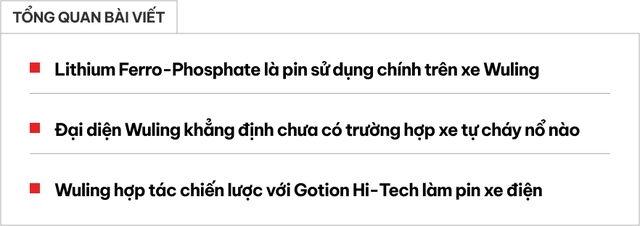 Sếp Wuling khẳng định xe chưa bao giờ tự cháy nổ, hãng kết hợp với một đối tác của VinFast để làm pin chất lượng- Ảnh 1. Sếp Wuling khẳng định xe chưa bao giờ tự cháy nổ, hãng kết hợp với một đối tác của VinFast để làm pin chất lượng- Ảnh 1.