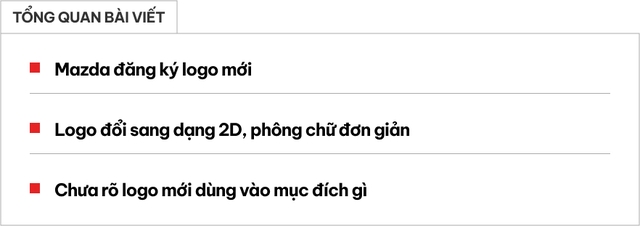 Lộ logo mới của Mazda: Thiết kế đơn giản bất ngờ, che tên gọi dễ nhầm thành hãng mới- Ảnh 1. Lộ logo mới của Mazda: Thiết kế đơn giản bất ngờ, che tên gọi dễ nhầm thành hãng mới- Ảnh 1.