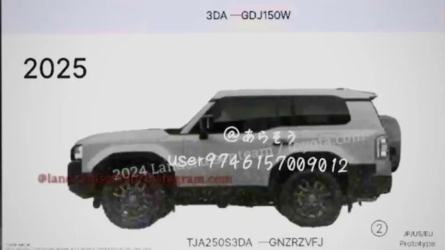 Toyota Land Cruiser Prado 3 cửa lộ ảnh trông như bản phóng to của Jimny, soi kỹ mới thấy một điểm bất thường- Ảnh 2.