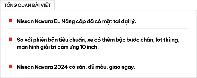 Ảnh thực tế Nissan Navara EL giá 699 triệu tại đại lý: Có bệ bước, màn hình 10 inch, đấu Ranger XLS- Ảnh 1. Ảnh thực tế Nissan Navara EL giá 699 triệu tại đại lý: Có bệ bước, màn hình 10 inch, đấu Ranger XLS- Ảnh 1.