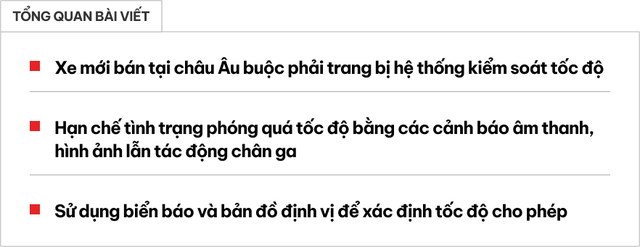 Nếu sợ bị bắn tốc độ thì công nghệ sắp bắt buộc tại nhiều nước này sẽ giúp bạn luôn đi đúng giới hạn cho phép- Ảnh 1.