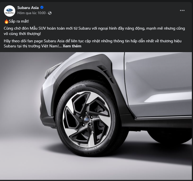 Subaru Crosstrek 2024 ra mắt Việt Nam tháng 10 tới: Giá dự kiến lên tới 1,1 tỷ đồng vì lý do này- Ảnh 3. Subaru Crosstrek 2024 ra mắt Việt Nam tháng 10 tới: Giá dự kiến lên tới 1,1 tỷ đồng vì lý do này- Ảnh 3.