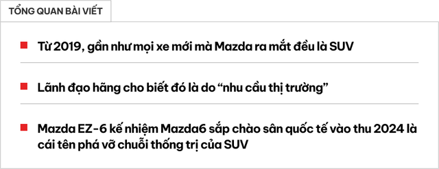 Sếp Mazda: 'Chúng tôi làm nhiều SUV vì khách hàng muốn thế'- Ảnh 1. Sếp Mazda: 'Chúng tôi làm nhiều SUV vì khách hàng muốn thế'- Ảnh 1.