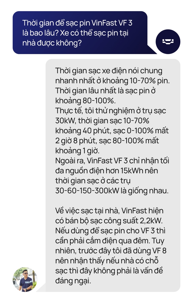 [Trên Ghế 10] Hỏi nhanh đáp gọn VinFast VF 3: Ai nên mua, sạc bao lâu, đi bao xa, thay được xe máy và dễ lật không?- Ảnh 5.