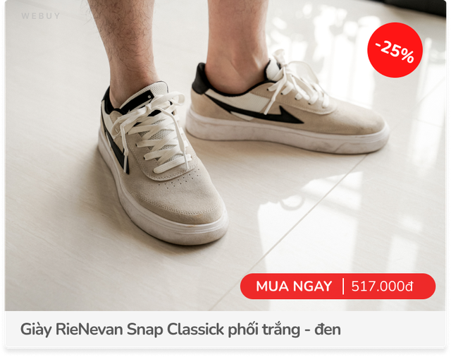Giày RieNevan Snap Classick thương hiệu Việt: Gia công rất tốt, mới đi thấy hơi dở, điểm cộng lớn ở lót giày siêu êm- Ảnh 11. Giày RieNevan Snap Classick thương hiệu Việt: Gia công rất tốt, mới đi thấy hơi dở, điểm cộng lớn ở lót giày siêu êm- Ảnh 11.