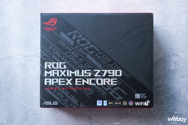 Trải nghiệm nhanh ROG MAXIMUS Z790 APEX ENCORE: Bo mạch chủ hàng đầu cho người dùng thích "em yêu khoa học"- Ảnh 1. Trải nghiệm nhanh ROG MAXIMUS Z790 APEX ENCORE: Bo mạch chủ hàng đầu cho người dùng thích "em yêu khoa học"- Ảnh 1.