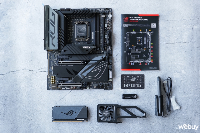 Trải nghiệm nhanh ROG MAXIMUS Z790 APEX ENCORE: Bo mạch chủ hàng đầu cho người dùng thích "em yêu khoa học"- Ảnh 6. Trải nghiệm nhanh ROG MAXIMUS Z790 APEX ENCORE: Bo mạch chủ hàng đầu cho người dùng thích "em yêu khoa học"- Ảnh 6.