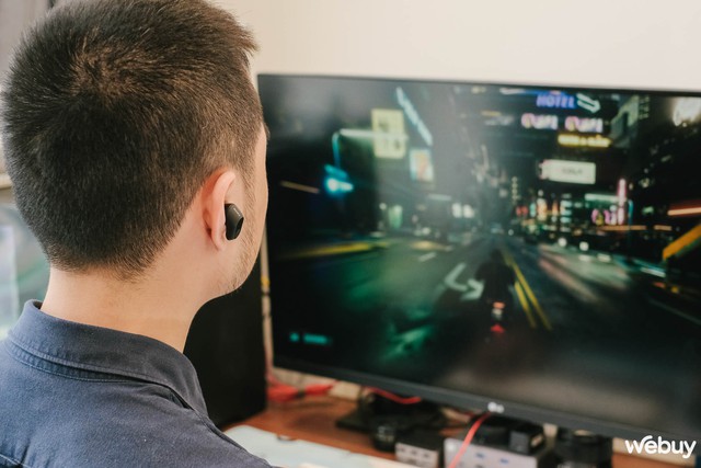 Trên tay Sony INZONE Buds: Tai nghe TWS dành riêng cho game thủ- Ảnh 9. Trên tay Sony INZONE Buds: Tai nghe TWS dành riêng cho game thủ- Ảnh 9.