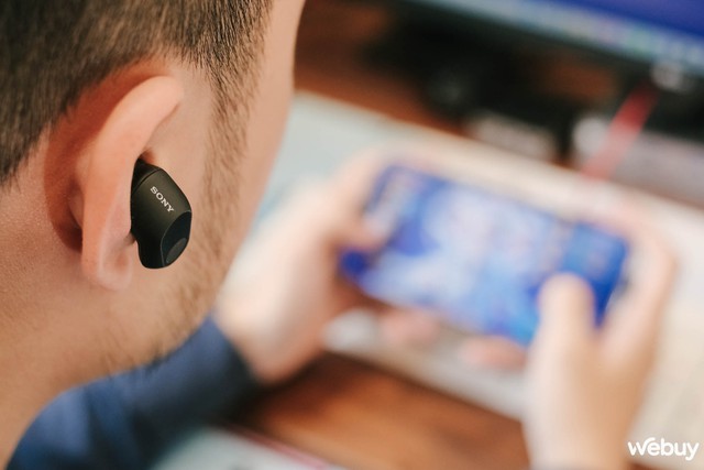 Trên tay Sony INZONE Buds: Tai nghe TWS dành riêng cho game thủ- Ảnh 10. Trên tay Sony INZONE Buds: Tai nghe TWS dành riêng cho game thủ- Ảnh 10.