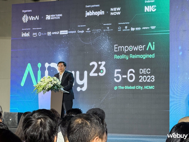 Khai mạc ngày AI Day 2023 với chủ đề: "Tái thiết thực tại"- Ảnh 1. Khai mạc ngày AI Day 2023 với chủ đề: "Tái thiết thực tại"- Ảnh 1.