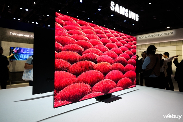 Cận cảnh loạt TV Samsung mới tại CES 2024: Thiết kế ấn tượng, hình âm đẳng cấp, đặc biệt choáng ngợp với mẫu MICRO LED trong suốt- Ảnh 11. Cận cảnh loạt TV Samsung mới tại CES 2024: Thiết kế ấn tượng, hình âm đẳng cấp, đặc biệt choáng ngợp với mẫu MICRO LED trong suốt- Ảnh 11.