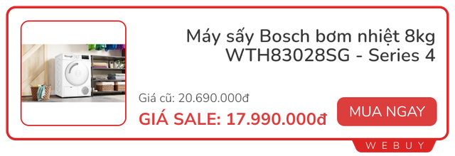 Săn Sale nhanh: Loạt deal đồ gia dụng bùng nổ Xiaomi, Bosch, Samsung... giảm giá lên tới 60%- Ảnh 12.