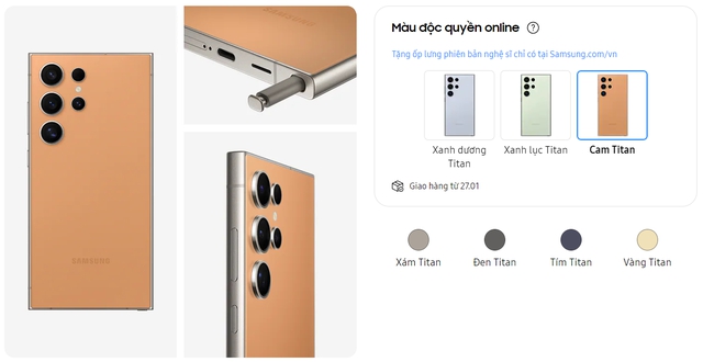 Galaxy S24 Ultra và S24+ có thêm 3 màu độc quyền chỉ bán giới hạn- Ảnh 3.