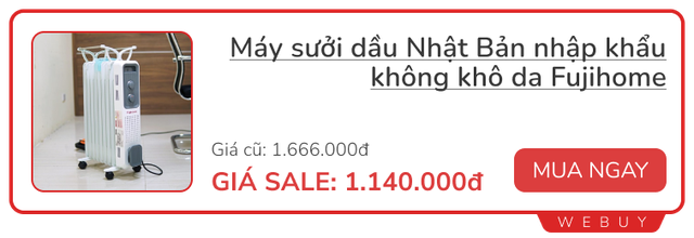 Deal máy sưởi ngon - bổ - rẻ, có loại giảm sâu đến 74% đúng dịp miền Bắc lạnh đỉnh điểm- Ảnh 2.