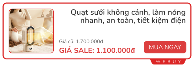 Deal máy sưởi ngon - bổ - rẻ, có loại giảm sâu đến 74% đúng dịp miền Bắc lạnh đỉnh điểm- Ảnh 3.