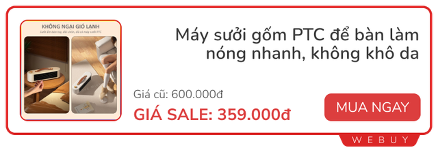 Deal máy sưởi ngon - bổ - rẻ, có loại giảm sâu đến 74% đúng dịp miền Bắc lạnh đỉnh điểm- Ảnh 6.