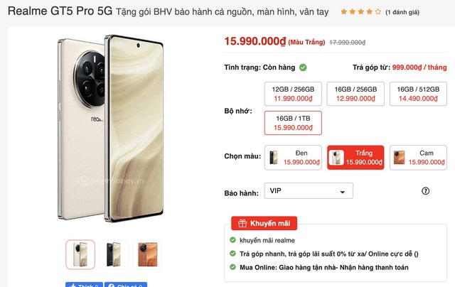 Xiaomi 14 chưa là gì, realme lại "phá đảo" phân khúc với smartphone Snapdragon 8 Gen 3, RAM 16GB, bộ nhớ 1TB mà giá cực "mềm"- Ảnh 5.