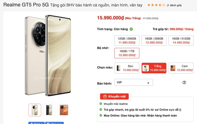 Xiaomi 14 chưa là gì, realme lại "phá đảo" phân khúc với smartphone Snapdragon 8 Gen 3, RAM 16GB, bộ nhớ 1TB mà giá cực "mềm"- Ảnh 5. Xiaomi 14 chưa là gì, realme lại "phá đảo" phân khúc với smartphone Snapdragon 8 Gen 3, RAM 16GB, bộ nhớ 1TB mà giá cực "mềm"- Ảnh 5.