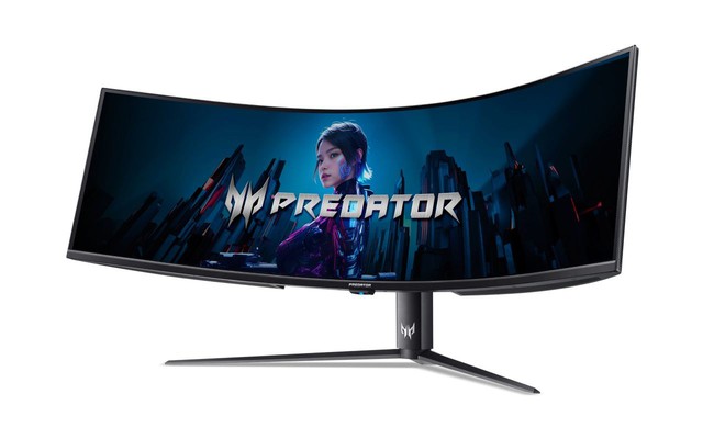 Game thủ chắc sẽ cần: Acer ra mắt màn hình cong chơi game 57 inch, tấm nền Mini-LED, giá 60,9 triệu đồng- Ảnh 1.