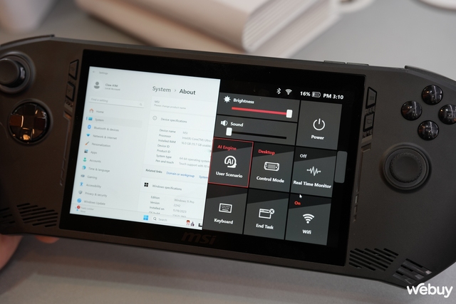 Trên tay MSI Claw: Dùng chip Intel thay vì AMD, máy chơi game PC cầm tay mới này có gì đặc biệt?- Ảnh 11.